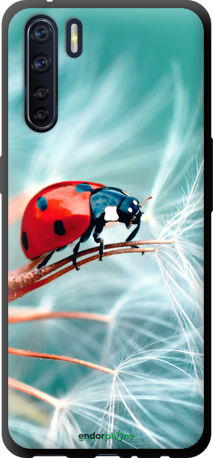 TPU чехол Божья коровка для Oppo A91 - 6049b-1884 изображение 