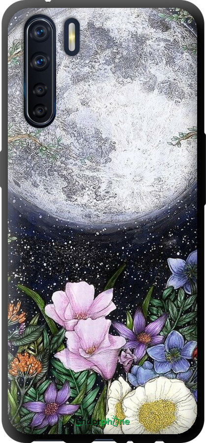 TPU чехол Полночь в саду II для Oppo A91 - 6424b-1884 изображение 