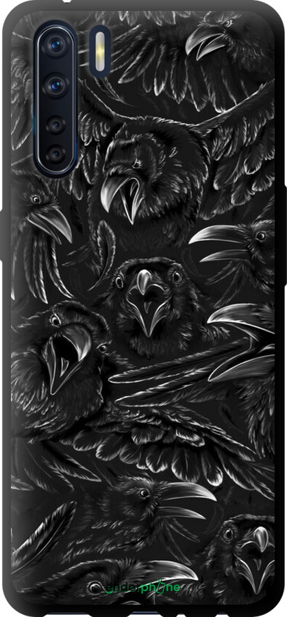 TPU чехол Вороня лють для Oppo A91 - 6474b-1884 изображение 