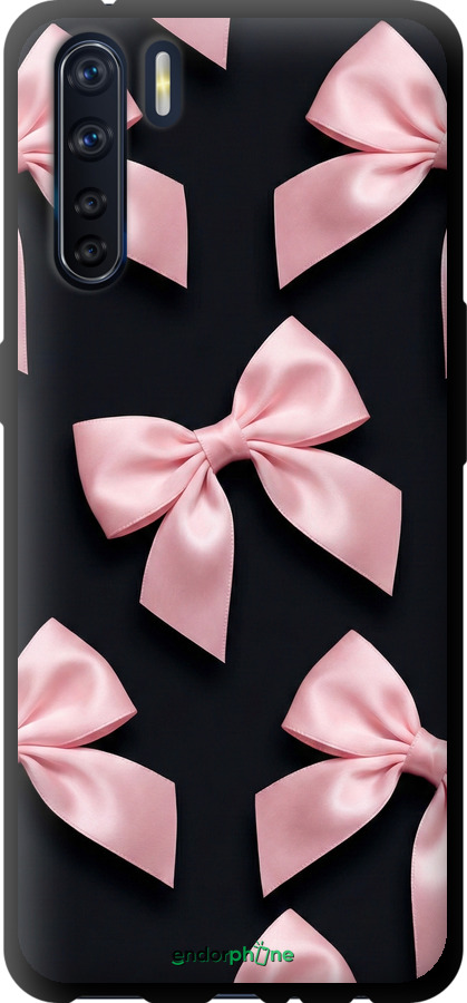TPU чехол Coquette Ribbons Dark Coquette для Oppo A91 - 6767b-1884 изображение 