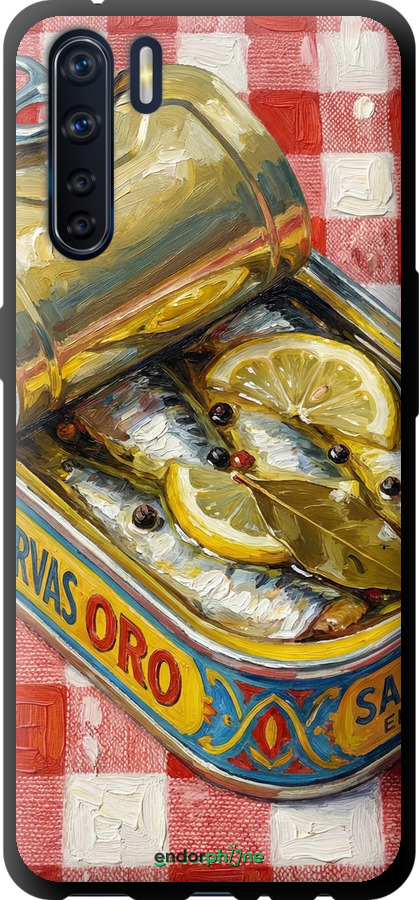 TPU чехол Vintage Sardine Tin Phone для Oppo A91 - 6772b-1884 изображение 