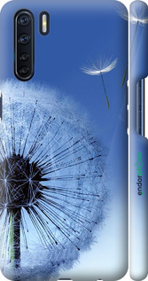 3D пластиковый матовый чехол Одуванчик для Oppo A91 - 6005m-1884 изображение 
