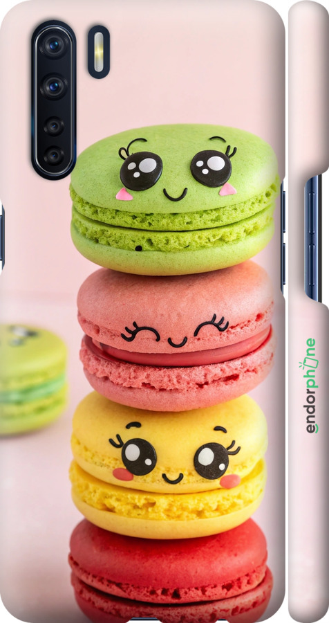 3D пластиковий матовий чехол Печиво для Oppo A91 - 6693m-1884 изображение 