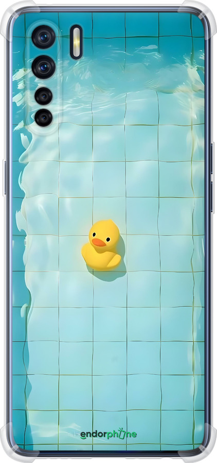 Силіконовий протиударний с посиленими кутами чехол Каченя для Oppo A91 - 6323sp-1884 изображение 