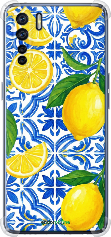 Силіконовий протиударний с посиленими кутами чехол Grocery Girl Italian Summer для Oppo A91 - 6766sp-1884 изображение 