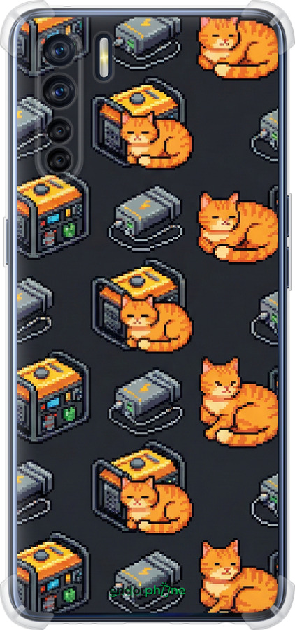 Силикон с усиленными углами чехол Autonomous Zone для Oppo A91 - 6771sp-1884 изображение 