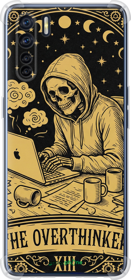 Силикон с усиленными углами чехол The Overthinker для Oppo A91 - 6774sp-1884 изображение 