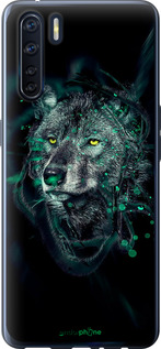 2D пластиковый чехол Wolf для Oppo A91 - 6610t-1884 изображение 