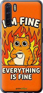 Силиконовый чехол 'Funny Cat' для Oppo A91 изображение 5