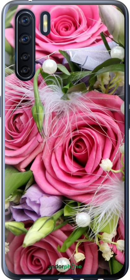 

Силіконовий чохол "Ніжність" для Oppo A91, Рожевий