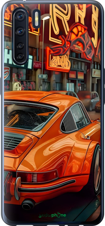 2D пластиковый чехол Порше для Oppo A91 - 6334t-1884 изображение 