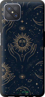 TPU чехол Celestial Harmony: Sun & Moon Gold Mystic Pattern для Oppo Reno 4 Z - 6778b-2278 изображение 