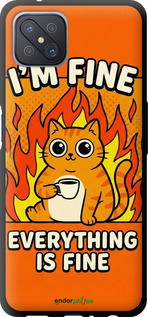 TPU чохол 'Funny Cat' для Oppo A92S зображення 5