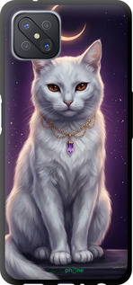 TPU чехол Mystic White Cat Gothic Dark Purple Gold для Oppo Reno 4 Z - 6805b-2278 изображение 