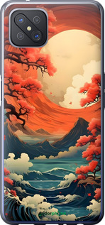 Силіконовий чехол Природа Японії для Oppo Reno 4 Z - 6327u-2278 изображение 