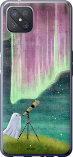 Силиконовый чехол Привидение и звезды для Oppo A92S - 6443u-1926 изображение 