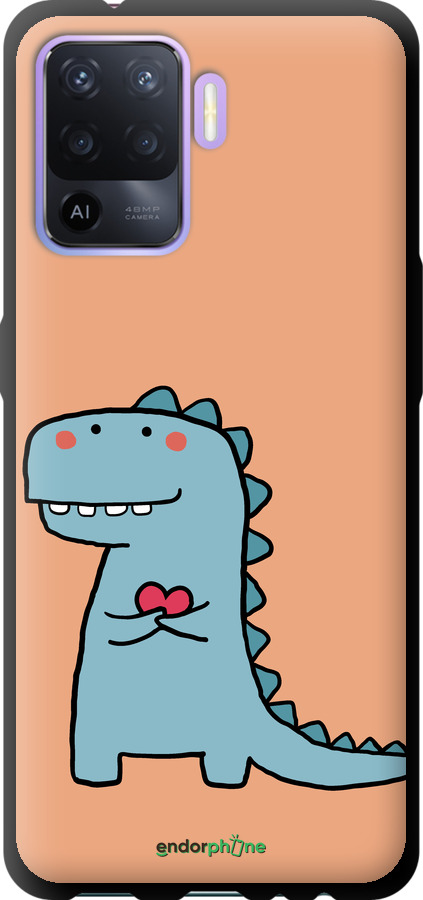 TPU чехол Дракон для нього для Oppo Reno5 Lite - 5525b-2312 изображение 