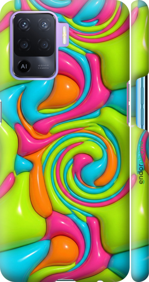 3D пластиковый матовый чехол Y2K Jelly Dream для Oppo Reno5 Lite - 6780m-2312 изображение 