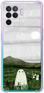 Силикон с усиленными углами чехол Привидение для Oppo A94 - 6492sp-2287 изображение 
