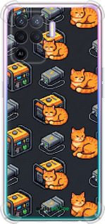 Силикон с усиленными углами чехол Autonomous Zone для Oppo Reno5 Lite - 6771sp-2312 изображение 