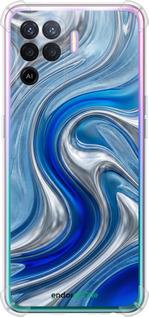 Силикон с усиленными углами чехол Liquid Chrome для Oppo Reno5 Lite - 6781sp-2312 изображение 