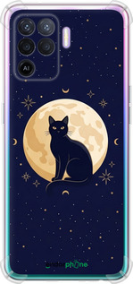 Силіконовий протиударний с посиленими кутами чохол 'Cute Cat Celestial/Witchy' для Oppo A94 зображення 3