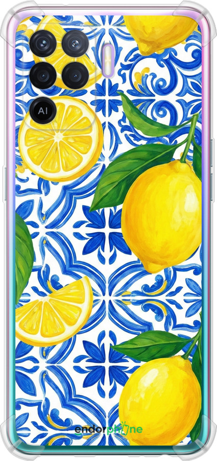 Силіконовий протиударний с посиленими кутами чехол Grocery Girl Italian Summer для Oppo Reno5 Lite - 6766sp-2312 изображение 