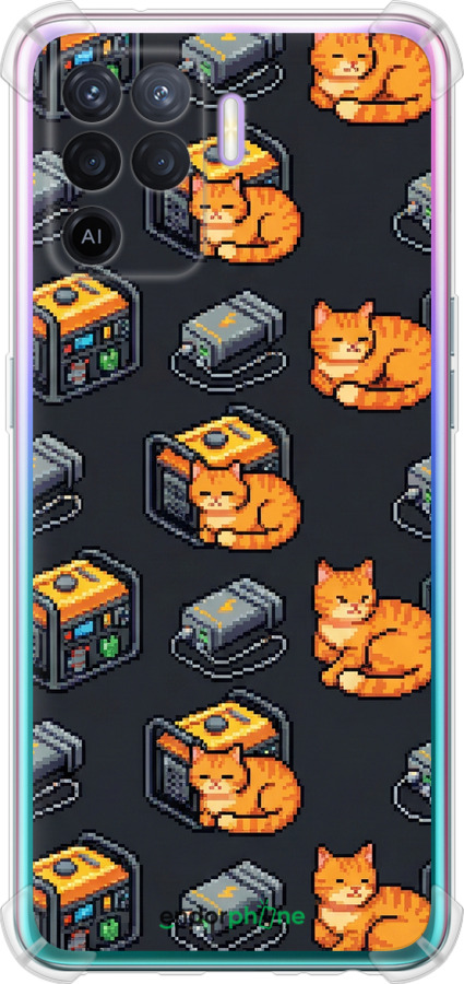 Силикон с усиленными углами чехол Autonomous Zone для Oppo Reno5 Lite - 6771sp-2312 изображение 