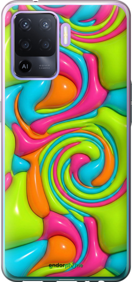 Силиконовый чехол Y2K Jelly Dream для Oppo Reno5 Lite - 6780u-2312 изображение 