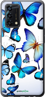 Силиконовый чехол Бабочки для Oppo A95 - 6023u-2345 изображение 