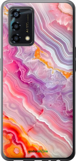 Силіконовий чехол Мрамор 2 для Oppo A95 - 6307u-2345 изображение 
