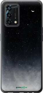 Силиконовый чехол Сині хмари, Синій місяць для Oppo A95 - 6396u-2345 изображение 