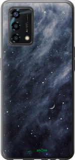 Силіконовий чехол Сині хмари, Синій місяць для Oppo A95 - 6398u-2345 изображение 