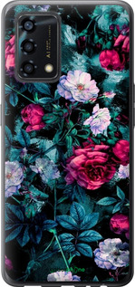Силиконовый чехол Сад и розы для Oppo A95 - 6483u-2345 изображение 