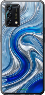 Силіконовий чохол 'Liquid Chrome' для Oppo A95 зображення 3