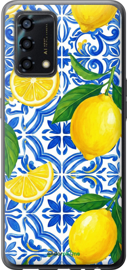 Силиконовый чехол Grocery Girl Italian Summer для Oppo A95 - 6766u-2345 изображение 