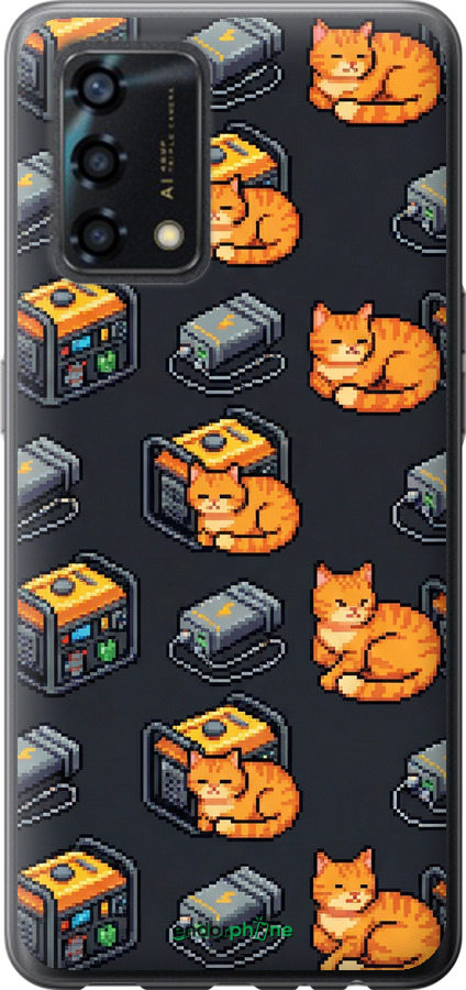 Силиконовый чехол Autonomous Zone для Oppo A95 - 6771u-2345 изображение 