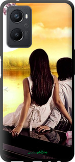 TPU чехол Sunset для Oppo A96 - 6607b-2598 изображение 
