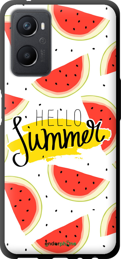 TPU чехол Hello Summer для Oppo A96 - 4356b-2598 изображение 