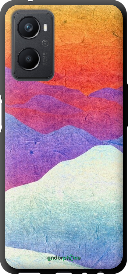 TPU чехол Горный закат для Oppo A96 - 6479b-2598 изображение 