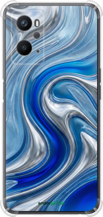 Силіконовий протиударний с посиленими кутами чехол Liquid Chrome для Oppo A96 - 6781sp-2598 изображение 