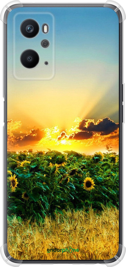 

Силіконовий протиударний с посиленими кутами чохол "Україна" для Oppo A96