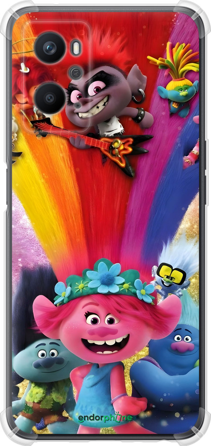 Силикон с усиленными углами чехол Троли для Oppo A96 - 6343sp-2598 изображение 
