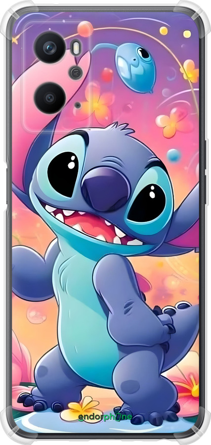 Силикон с усиленными углами чехол Стич 2 для Oppo A96 - 6371sp-2598 изображение 