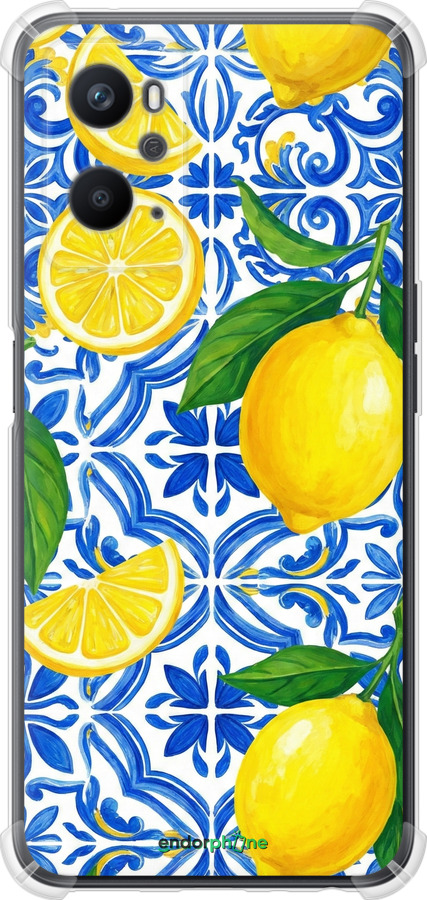 Силіконовий протиударний с посиленими кутами чехол Grocery Girl Italian Summer для Oppo A96 - 6766sp-2598 изображение 