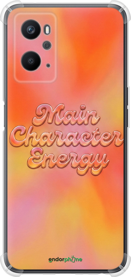 Силіконовий протиударний с посиленими кутами чехол Aura Gradient Main Character Energy Aesthetic Y2K для Oppo A96 - 6783sp-2598 изображение 