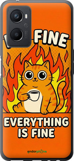 Силиконовый чехол Funny Cat для Oppo A96 - 6786u-2598 изображение 