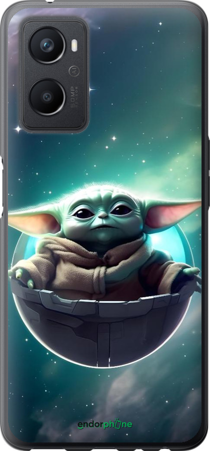 Силіконовий чехол Малышь йода для Oppo A96 - 6294u-2598 изображение 