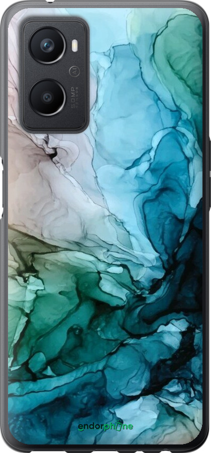 Силіконовий чехол З абстрактним малюнком барвисті Солоні береги для Oppo A96 - 6405u-2598 изображение 