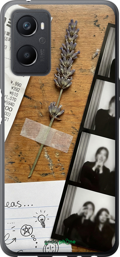 Силиконовый чехол Aesthetic Scrapbook Collage для Oppo A96 - 6773u-2598 изображение 